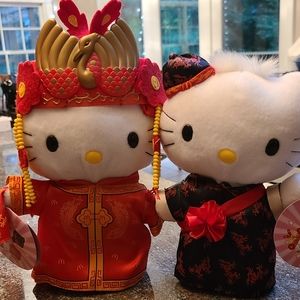 McDonald's Hello Kitty Dear Daniel Chinese Wedding Y2K-1999. PLUSH DOLL SET 2